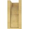 Ekena Millwork 5"W x 5"D x 10"H Wide Monterey Rough Cedar Woodgrain TimberThane Corbel, Primed Tan CORUR05X05X10MONRCPR - alternate 5